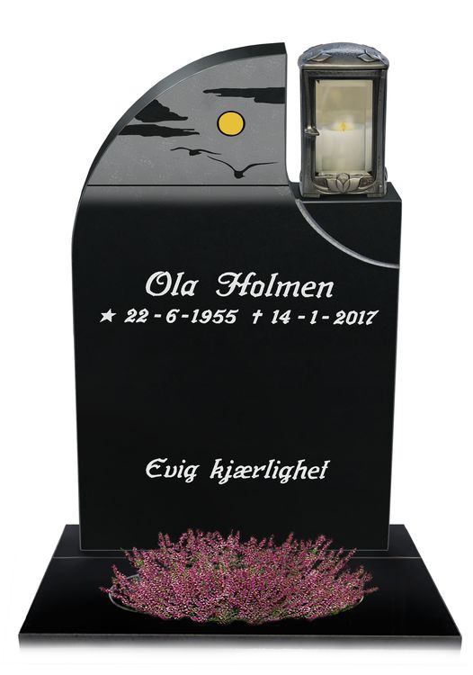 Gravminne gravmonument fra Eide Stein gravstein modell 359a