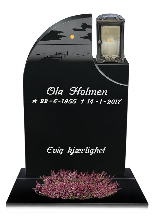 Gravminne gravmonument fra Eide Stein gravstein modell 359c