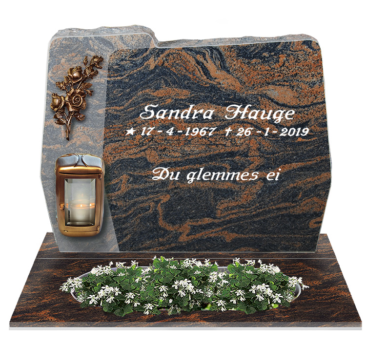 Gravminne gravmonument fra Eide Stein gravstein modell 381